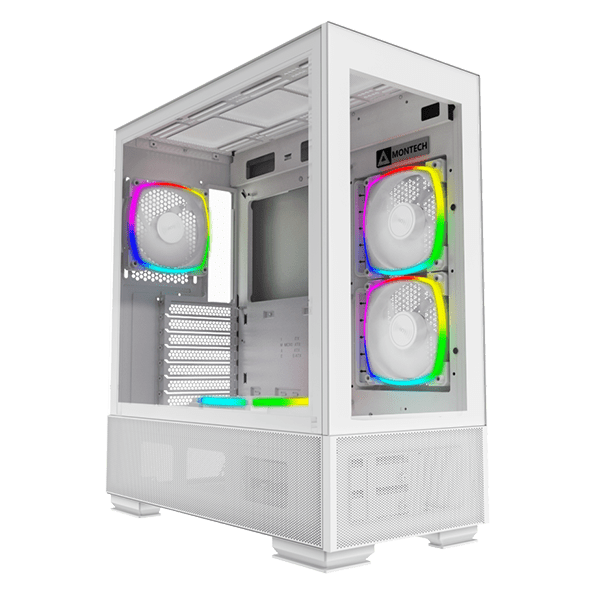 Montech Sky Two White PC Case - Vektra Computers LLC Montech Sky Two White PC Case - Vektra Computers LLC